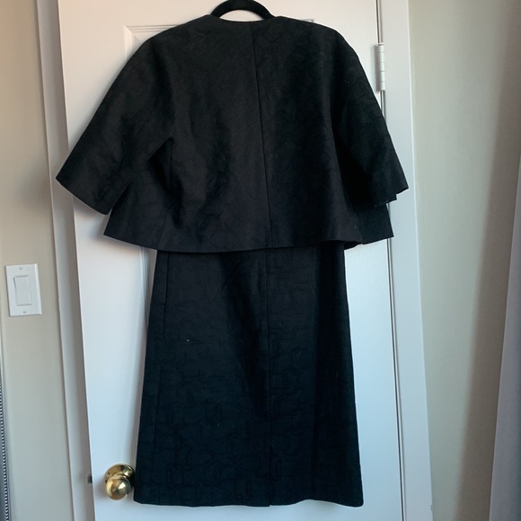 Atelier Black Two Piece Cropped Blazer and Sleeveless Dress with Pockets - Picture 6 of 13
